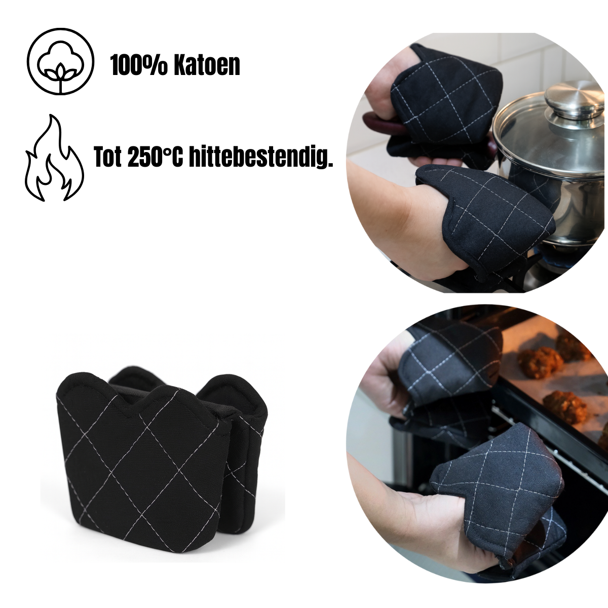 Crab Pannenlappen - 2 Stuks